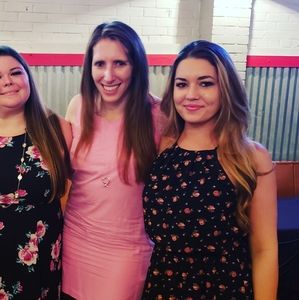 Skater dress with lace detailing at bottom